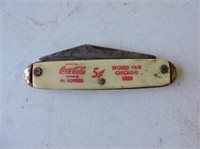 1992 World's Fair Coca-Cola Jack Knife