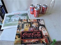 Coca-Cola Cans, Bottle & Calendars