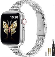 MioHHR Slim Metal Band Compatible with Apple
