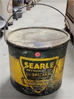 VTG SEARLE LUBRICANTS 25 LB. CAN W/ CONTENTS