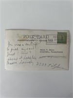 1942 Mary Margaret McBride signed postcard