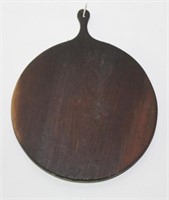 round wooden baking board,