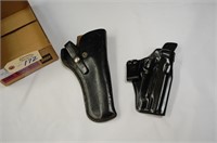 (2) Leather Firearm Side Holsters