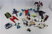 Vintage 1980's Transformer Toys