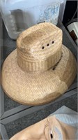 Straw hat for gardening