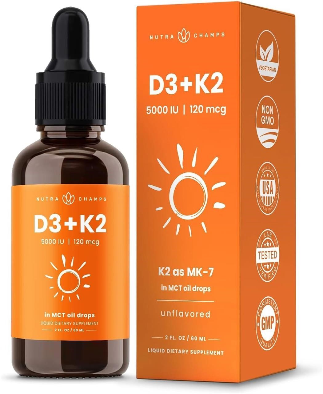 Vitamin D3 K2 Drops