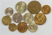 1989 - 2007 Assorted Russian Coins 11pc