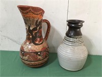 Larger Pitcher and Vase