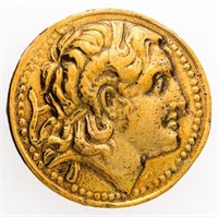 Gold Plated Napoleon Medallion