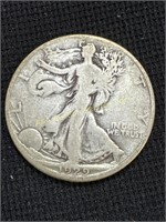 1929-S US Walking Liberty Half Dollar