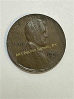 1959 US Lincoln Memorial Cent mint error