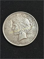 1922 US Peace Dollar