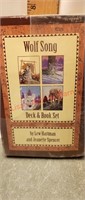 Wolf song tarot  cards deck and book set new