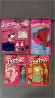 4pc NIP 1984-1993 Barbie Accessories