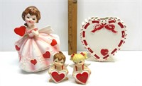 Ceramic Valentines Lot May Have Imperfections