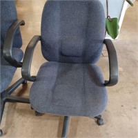 Mid Back Fabric Task and Computer Chair Gray
