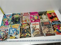 vintage comics - few condition issues