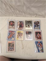 Vintage NBA Stars, 10 Cards