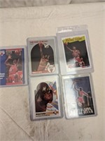 5 Michael Jordan Basketball Cards