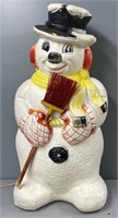 Poloron Snowman Blow Mold Christmas