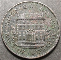 Canada PC-1A2 Bank of Montreal 1842 ½ Penny Token