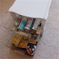 Small Organizer w/ Paint & Art Supplies