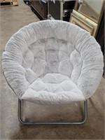 Grey Fabric - Kids / Adult Saucer Chair