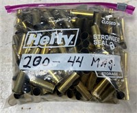 200 Count .44 Mag Brass