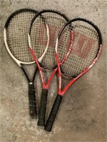 3 - Wilson tennis rackets