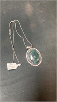 Moss Agate pendant and chain/22.7 grams