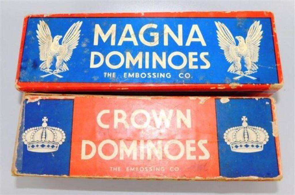 144 Lot of 2 Dominos Sets- Magna The Embossing Co.