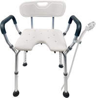 JumboTIGER Heavy Duty Shower Chair with Arms/Back