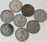 1940s-60s Canadian Dimes