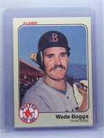 Wade Boggs 1983 Fleer Rookie