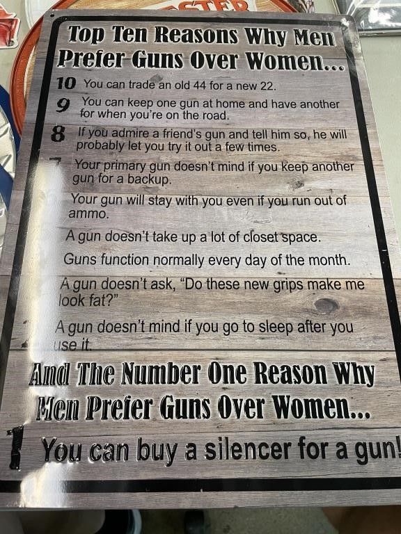 Top 10 Reasons Why Men Prefer Guns Over Women Live And Online