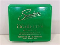 Vintage Sanders milk chocolate cigarette case