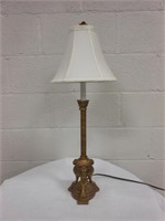26" Solid Brass Lion Table Lamp
