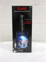 Elvis Musical Guitar Christmas Ornament