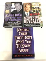 Three Kevin Trudeau "Natural Cures" books