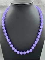 Lavender Jade Gemstone Necklace