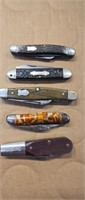 (5) Vintage Pocket Knives