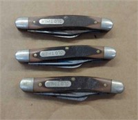 (3) Old Timer Pocket Knives