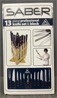 Saber 13Pc Professional Knife Set & Block