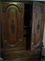 Double door wooden cabinet