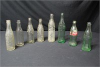 8 Glass Soda Bottles
