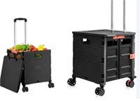 Foldable Utility Cart With Lid 65l Folding