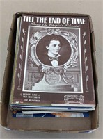 124 pieces of Misc sheet music