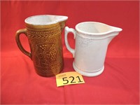 Two Vintage Ceramic Pitchers