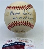 Autographed George Foster MVP 1977 Baseball
