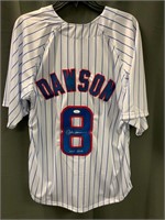 Autographed Andre Dawson HOF 2010 Jersey